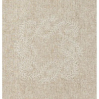 Скатерть Ветка 137x160 см цвет бежевый