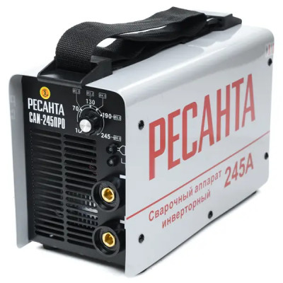 Сварочный аппарат инверторный Ресанта САИ-245ПРО, 245 А, до 6 мм