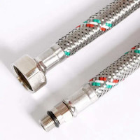 Гибкая подводка для смесителя UNI-FITT М10x15 1/2 50 см со штуцером