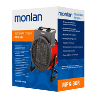 Тепловая пушка электрическая Monlan MPK-30R 3000 Вт