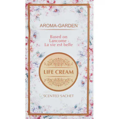 Саше ароматическое Life Cream бело-розово-голубой 12 г