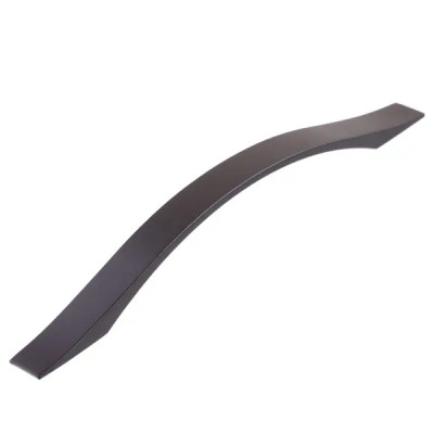 Ручка-дуга мебельная 192 мм, цвет черный