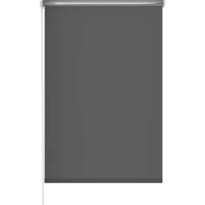 Штора рулонная блэкаут Silver 60x175 см темно-серая