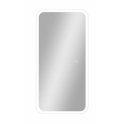 Шкаф зеркальный подвесной Flash с LED-подсветкой 40x80 см цвет белый