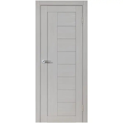 Дверь межкомнатная глухая с замком и петлями в комплекте Легенда-29.1 200x90 см HardFlex цвет серый