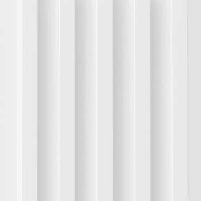 Панель МДФ Natur рейки белые 2760x122x12 мм 0.4 м²