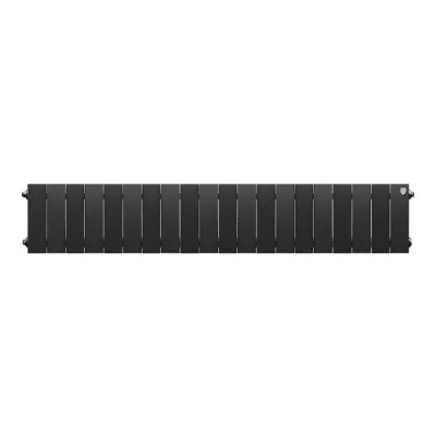 Радиатор Royal Thermo Pianoforte 200/100 биметалл 20 секций боковое подключение цвет черный