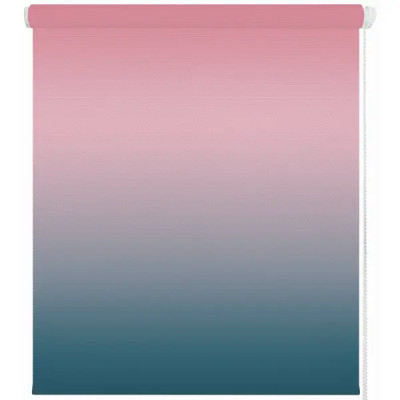 Штора рулонная Градиент 50x170 см цвет сине-розовый