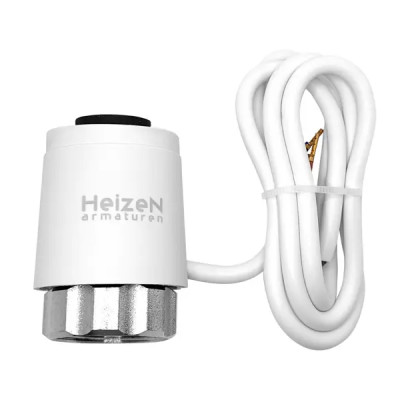 Сервопривод Heizen NC PT8301 M30x1.5 закрытый цвет белый