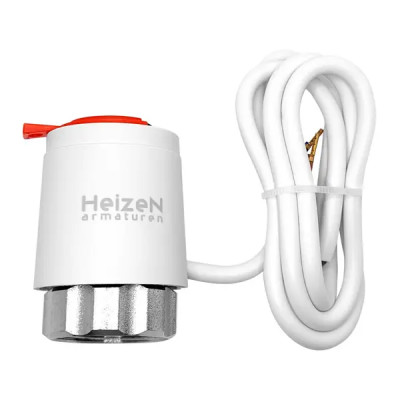 Сервопривод Heizen NO РТ8301 M30x1.5 открытый цвет белый