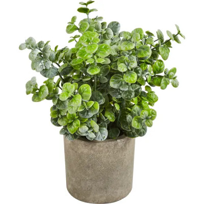 Искусственное растение Эвкалипт 8.5x22 см полиэстер цвет разноцветный