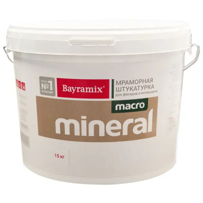 Штукатурка декоративная Bayramix Macromineral XL 15 кг цвет коричневый