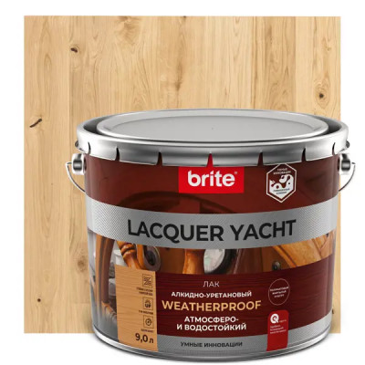 Лак яхтный Lacquer Yacht 9 л полуматовый