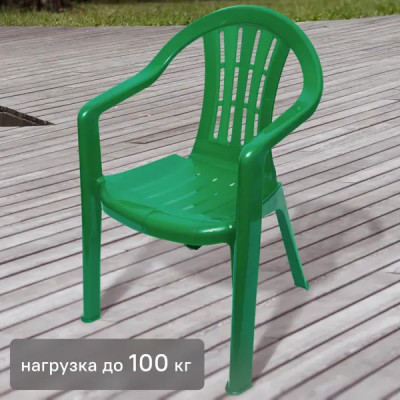 Кресло Туба-дуба Невод 0012 58.5x57.5x81.5 см полипропилен зеленое