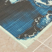 Ковер хлопок Небосвод 60x90 см цвет синий