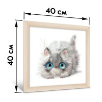 Модульная картина Котики 40x40 см 3 шт.