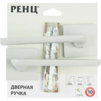 Ручки на розетке алюминий Лана 134 мм цвет серый