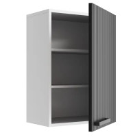 Шкаф навесной Виль 50x67.6x28.6 см МДФ цвет графит