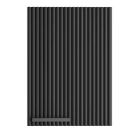 Шкаф навесной Виль 50x67.6x28.6 см МДФ цвет графит