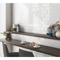 Плитка настенная Kerama Marazzi Аккорд 8.5x28.5 см 0.97 м² глянцевая цвет белый