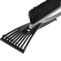 Щетка скребок для автомобиля Saturn h50 см пластик серый