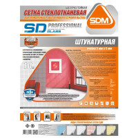 Сетка стеклотканевая штукатурная 5x5 SD-Glass 65 г/м² 1x10 м