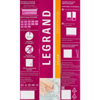 Штора рулонная Legrand Кьяра 50x170 см цвет белый