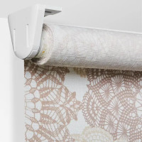 Штора рулонная Legrand Кьяра 100x170 см песочная