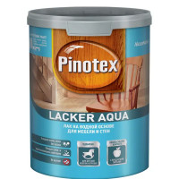 Лак для стен на водной основе Pinotex Lacker Aqua 10 цвет прозрачный матовый 1 л