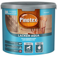 Лак для стен на водной основе Pinotex Lacker Aqua 70 цвет прозрачный глянцевый 2.7 л