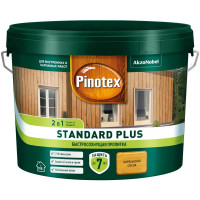 Антисептик Pinotex Standard Plus полуматовый сосна 9 л