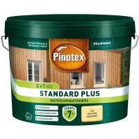 Антисептик Pinotex Standard Plus полуматовый прозрачный 9 л