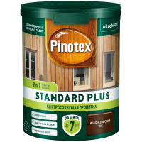 Антисептик Pinotex Standard Plus полуматовый тик 0.9 л