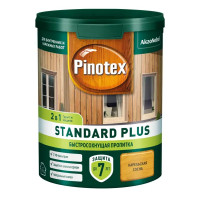 Антисептик Pinotex Standard Plus полуматовый сосна 0.9 л