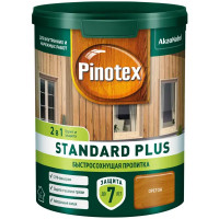 Антисептик Pinotex Standard Plus полуматовый орегон 0.9 л