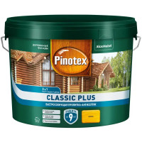 Пропитка для дерева Pinotex Classic Plus полуматовая сосна 9 л