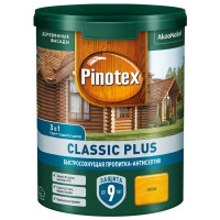 Пропитка Pinotex Classic Plus полуматовая сосна 0.9 л