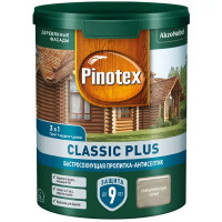 Пропитка Pinotex Classic Plus полуматовая скандинавский серый 0.9 л