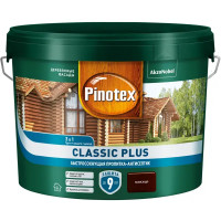 Пропитка для дерева Pinotex Classic Plus полуматовая палисандр 9 л