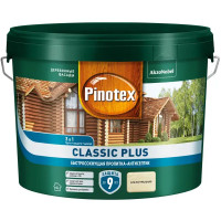 Пропитка Pinotex Classic Plus полуматовая ель натуральная 9 л