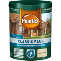 Пропитка Pinotex Classic Plus полуматовая ель натуральная 0.9 л