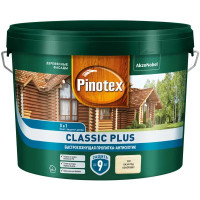 Пропитка для дерева Pinotex Classic Plus полуматовая прозрачный 9 л