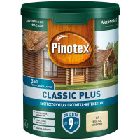 Пропитка Pinotex Classic Plus полуматовая 0.9 л цвет прозрачный