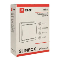 Щит распределительный накладной EKF SlimBox ЩРН-П-24 2 модуля IP41 пластик цвет белый