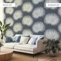 Обои флизелиновые Wall Decor Лола синие 1.06 м 75173-61