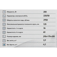 Станок точильный Oasis ZS-20, 200 Вт