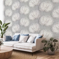 Обои флизелиновые Wall Decor Лола серые 1.06 м 75173-42
