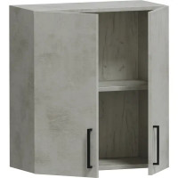 Шкаф навесной Парма 60x67.6x29 см ЛДСП цвет светло-серый