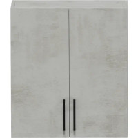 Шкаф навесной Парма 60x67.6x29 см ЛДСП цвет светло-серый