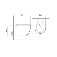Комплект инсталляция Grohe с унитазом Aquatek Европа М с микролифтом, цвет белый